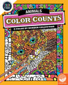 MindWare Color by Number Color Counts Animals - Animal-Themed Coloring Book for Kids and Adults, 22 Hidden-Image Designs, Ages 6 and Up
