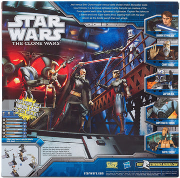 Star Wars 2011 Clone Wars Exclusive Ultimate Gift Set Action Figure 5Pack Super Battle Droid, Anakin, Count Dooku, Captain Rex Battle Droid