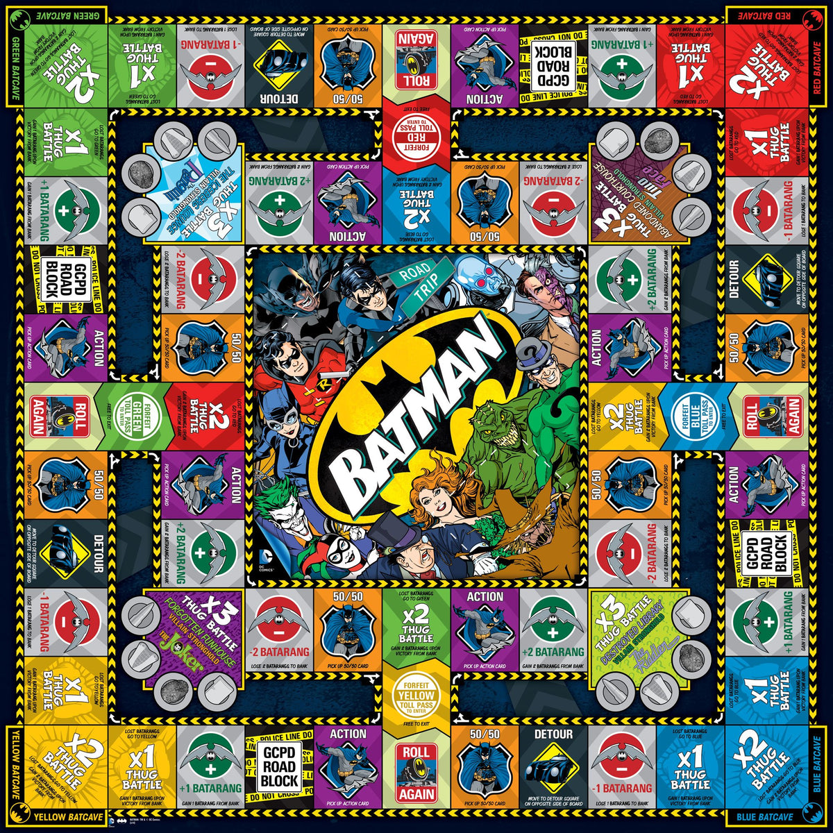 Aquarius Batman Road Trip Board Game