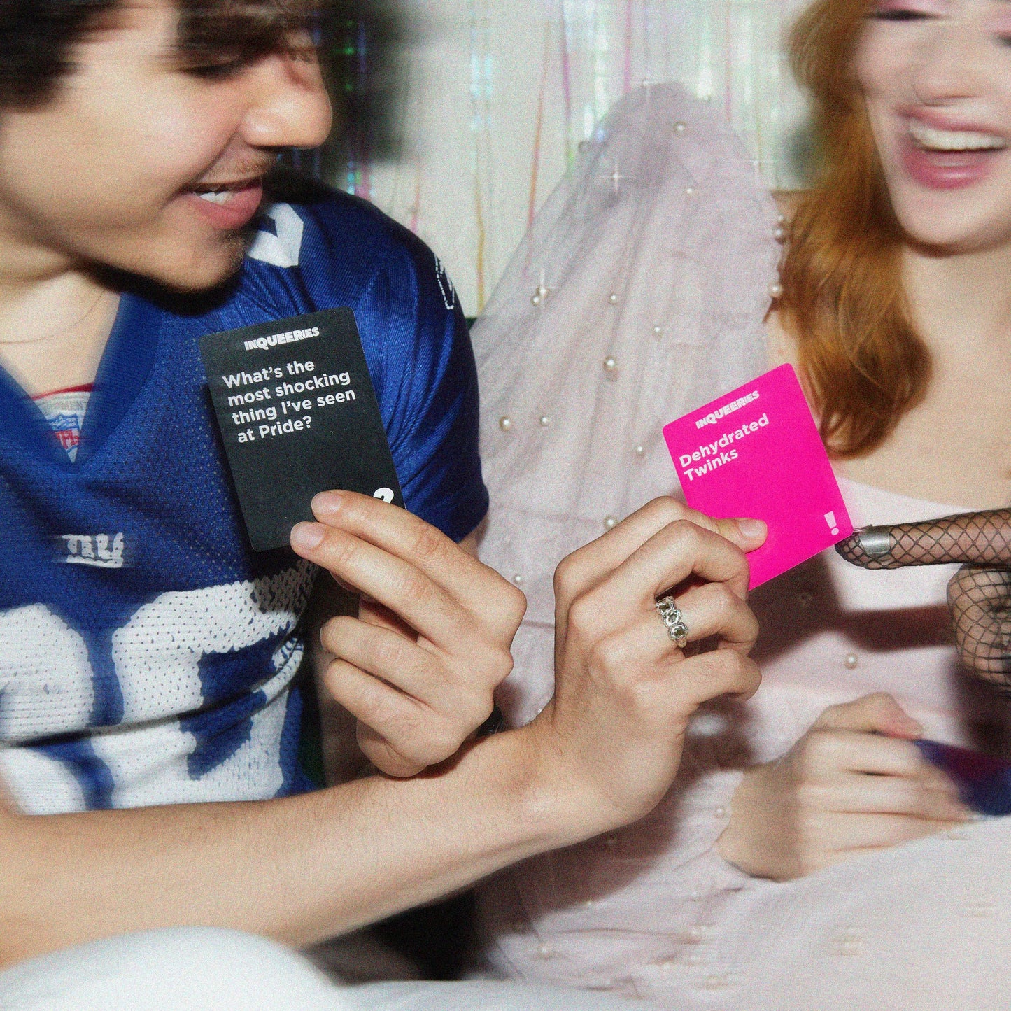 InQueeries By Relatable, Adult Games for Game Night, LGBTQ Games and Card Games for Pride Social Gatherings, Appropriate for Ages 17+, Includes 450
