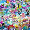 120PCS Rainbow Holographic Sticker Pack for Kids Teens - Waterproof Vinyl Cute Stickers for Water Bottles, Laptop, Skateboard, Phone, Journal