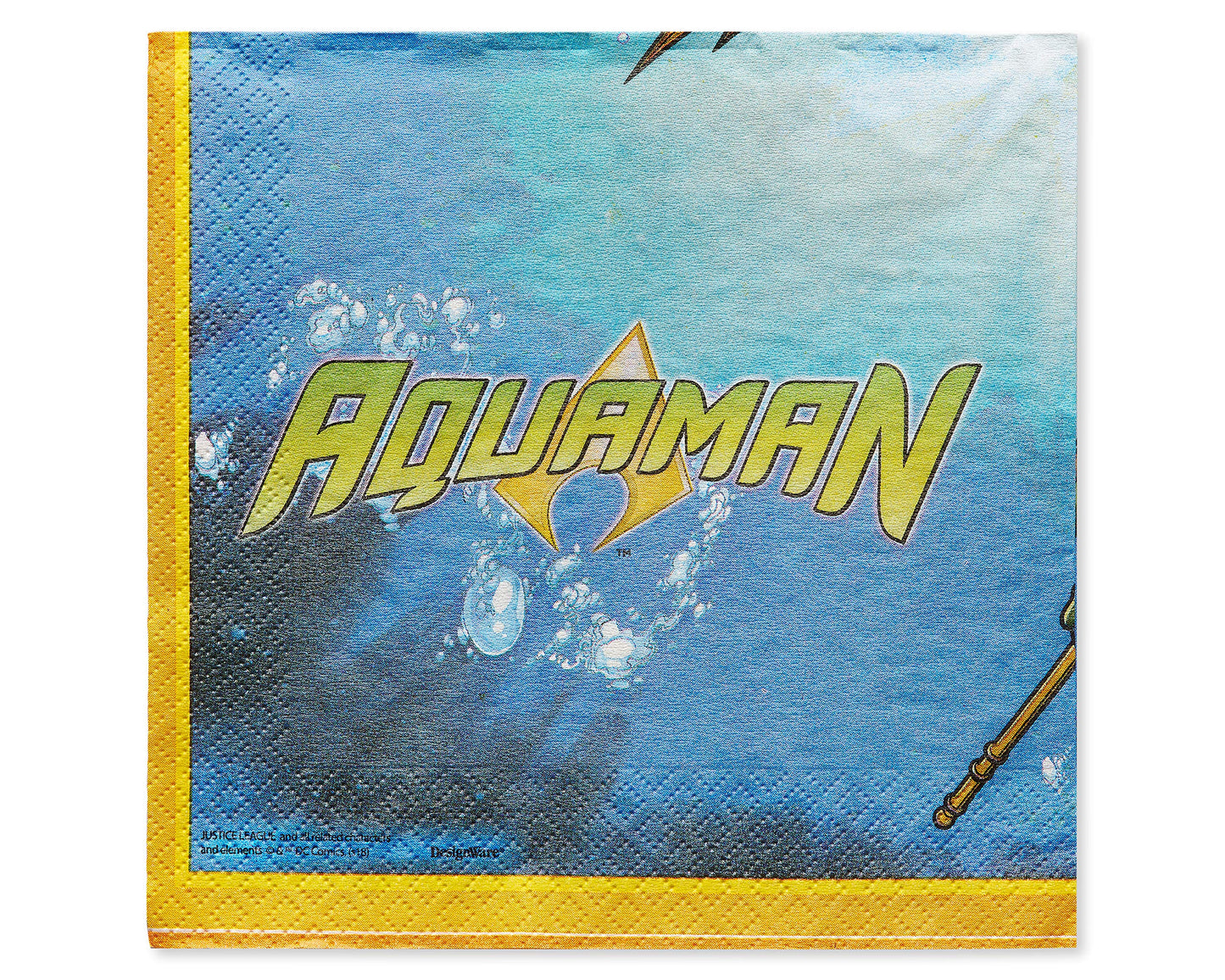Aquaman Lunch Napkins, 16-Count