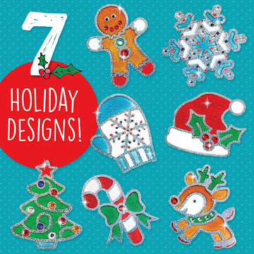 Creativity for Kids Holiday Easy Sparkle Window Art Craft Kit: Create 7 Window Art Designs, Holiday Crafts, Christmas Crafts for Kids, Christmas