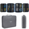 KISLANE Board Game Carrying Case with 18 Pockets for Board Games, Pieces, Tokens, Cards and More, Expandable Board Game Storage Solution for Travel