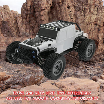LEOSO SCY16103 1/16 Rc Car 4X4 RC Truck 35 Km/h RC Cars 2.4GHz 4CH 4WD 390 Class Motor Remote Control Truck with 3 Rechargeable 1500mah Batteries