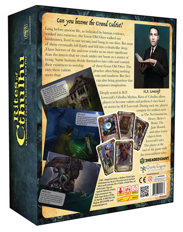 Quirky Engine Entertainment Rites of Cthulhu The Game - Fantasy Card Game Based On H.P. Lovecraft Stories - Featuring Characters from The Cthulhu Work