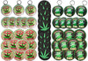 CBD Bundle 46 Items:30 Vinyl Sticker +10 Buttons and 6 Key Chain
