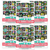 Stuff2Color Super Pack of 18 Fuzzy Coloring Posters (Cute Animals Edition) - Arts & Crafts Kit for Kids and Adults - Bulk Coloring Activity, Group