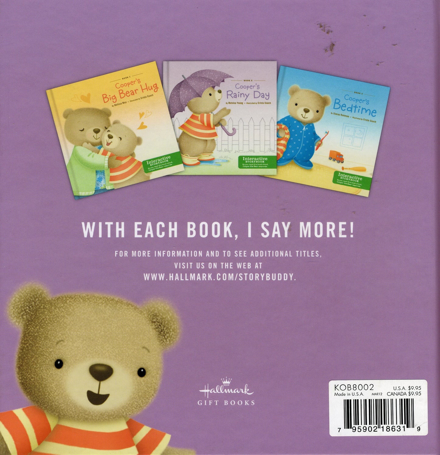 Hallmark Interactive Story Book: Winnie the Pooh - Kid - Reading - Standard book size