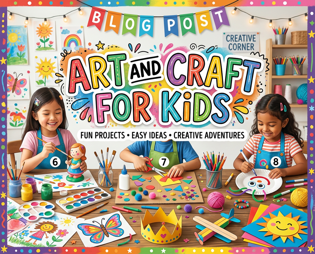 Art and Craft for Kids: Fun, Creative Activities That Inspire Learning