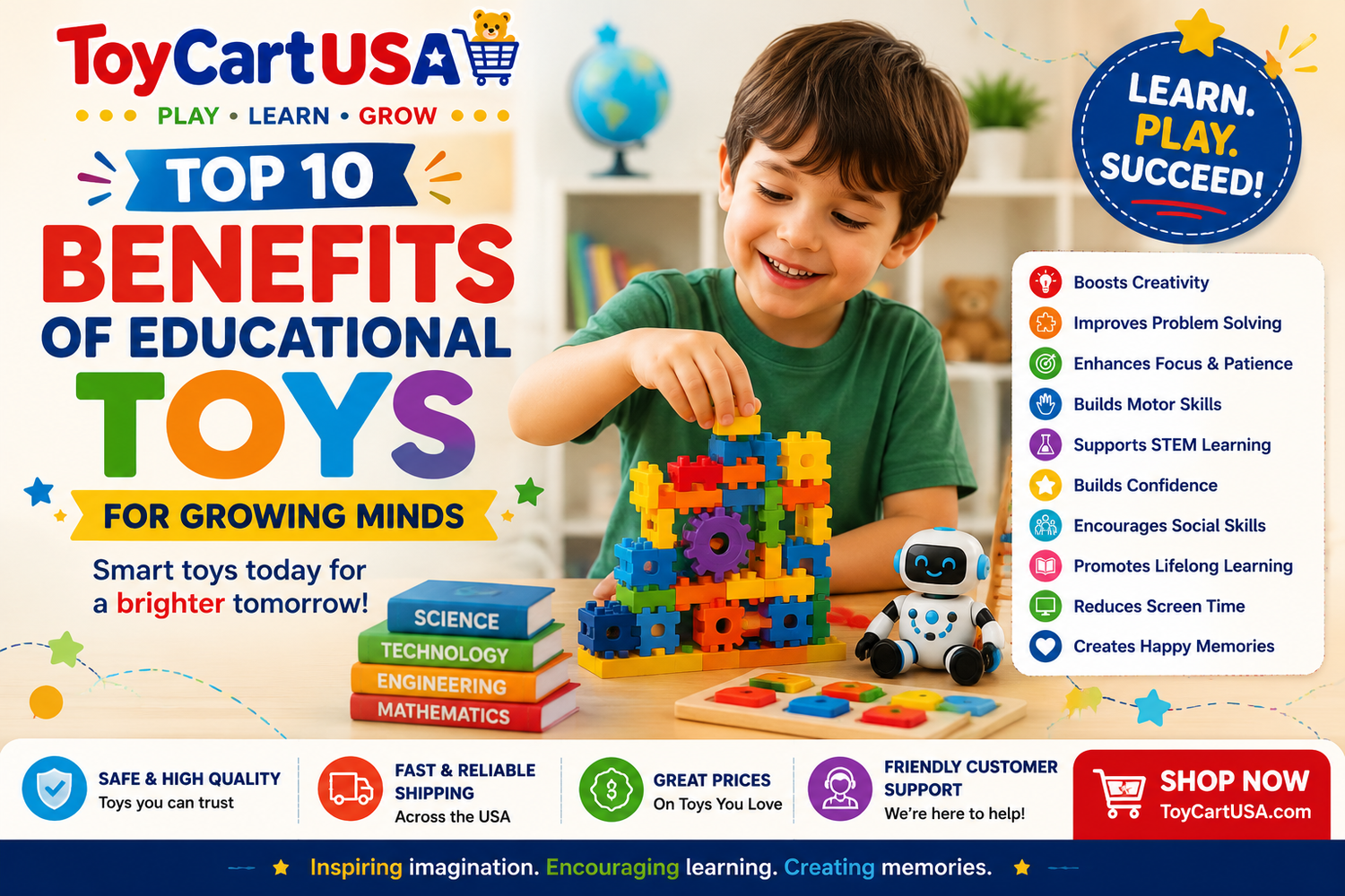 Top 10 Benefits of Educational Toys for Growing Minds