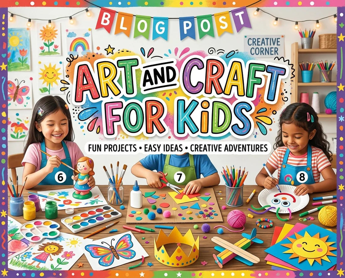 Art and Craft for Kids: Fun, Creative Activities That Inspire Learning