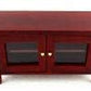 Melody Jane Dollhouse Modern Mahogany Cabinet TV Stand Miniature Living Room Furniture