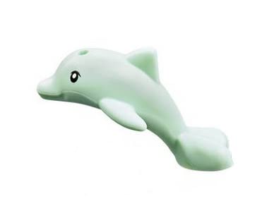 LEGO City Friends: Baby Dolphin Minifigure Aqua (Very Small, Less Than 1 inch)