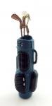 Melody Jane Dolls Houses Dollhouse Miniature 1:12 Scale Blue Golf Bag with 3 Clubs #G8032b