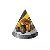 Creative Converting Construction Zone Cone Hats, Multicolor