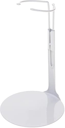 Kaiser Doll Stand 2001 - White Doll Stand for 6 1/2" to 10" Dolls and Action Figures (Best for 8" dolls)