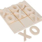 Craft Supply Unpainted Wood Tic Tac Toe Game - 6.7 x 6.7 Inches - Customize Then Play!