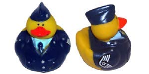 JumpingLight U.S. Airforce Air Force Rubber Ducky Duck