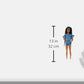 Barbie Fashionistas Doll #172 with Long Braided Black Hair, Heart Print Top & Shorts Set & Accessories Including Sneakers & Heart-Shaped Sunglasses
