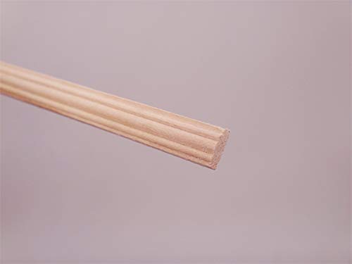 1/12 Scale Dollhouse Miniatures Window Door Wood Finishing Trim ; L 30cm, W 0.7cm *10 Pieces