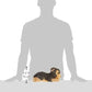 Aurora® Adorable Flopsie™ Yorky™ Stuffed Animal - Playful Ease - Timeless Companions - Gray 12 Inches