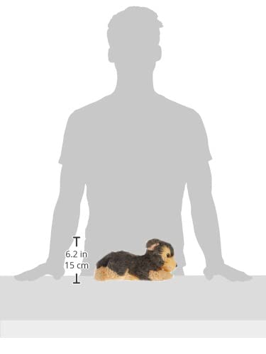 Aurora® Adorable Flopsie™ Yorky™ Stuffed Animal - Playful Ease - Timeless Companions - Gray 12 Inches