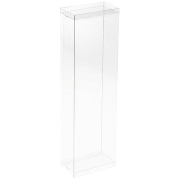DollSafe Clear Folding Display Box for 11-12.5 inch Dolls and Action Figures, 4" W x 2.25" D x 13" H