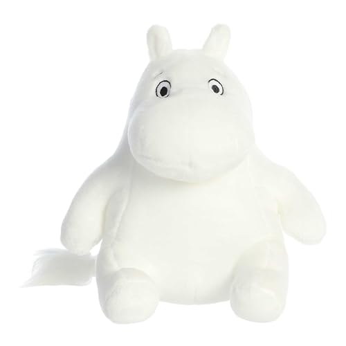 Aurora® Adorable Moomin® Stuffed Animal - Irresistible Companion - Endless Play - White 8 Inches
