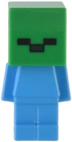 LEGO Minecraft Minifigure - Baby Zombie (Very Cute) 21141 (Very Small, Less Than 1 inch)