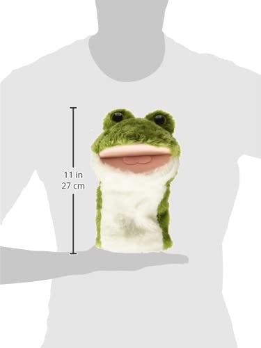 Aurora Hand Puppet 10" Frog Interactive Stuffed Animal
