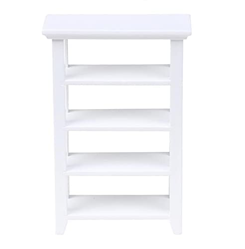 EatingBiting Adult Scene 1:12 Dollhouse Miniature Doll Furniture Storage Display Shelf Bookshelf BookcaseDollhouse Furniture Accessory Doll House Deco