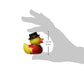 Colorful Carnival Rubber Ducks - 2.5"x2" (Pack of 6) - Vibrant Collectible & Floatable Ducks - Perfect for Kids & Themed Parties