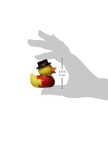 Colorful Carnival Rubber Ducks - 2.5"x2" (Pack of 6) - Vibrant Collectible & Floatable Ducks - Perfect for Kids & Themed Parties