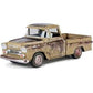 Motormax 1958 Apache Fleetside Pickup Brown (Rusted) Weathered Treasures Series 1/24 Diecast Model Car 79072BRN