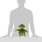 Aurora® Enchanting Dreamy Eyes™ Slide Sea Turtle Stuffed Animal - Captivating Gaze - Aesthetic Appeal - Green 11 Inches
