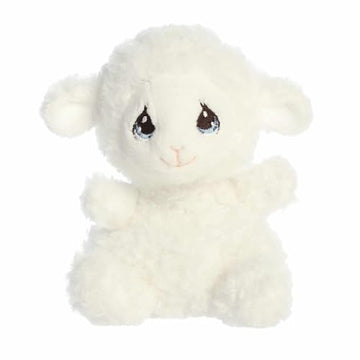 Aurora® Adorable Precious Moments™ Luffie Lamb Palm Pals™ Stuffed Animal - Heartwarming Toy for Comforting Children - for Sentimental Gifts
