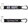 GUND Grumpy Cat Meme No. Nope Lanyard and Carbiner, 8"