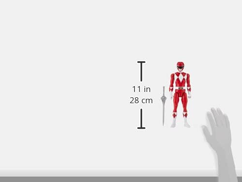 Power Rangers Mighty Morphin Red Ranger 12-Inch Action Figure Toy Inspired by Classic TV Show, with Power Sword Accessory