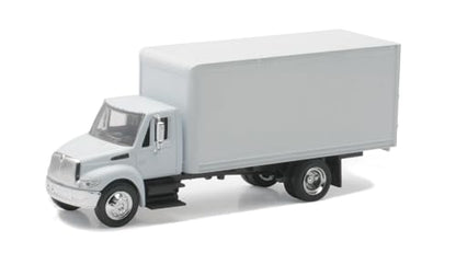 NewRay International 4200 White Box Truck (Diecast Metal Cab, High Impact Plastic Balance, 1/43 Scale, 8.25 x 2.25 x 3.25 inches, Teen+)