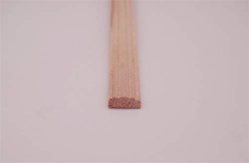 1/12 Scale Dollhouse Miniatures Window Door Wood Finishing Trim ; L 30cm, W 0.7cm *10 Pieces