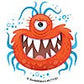 SmileMakers Silly Germ Stickers - Prizes and Giveaways - 100 per Pack