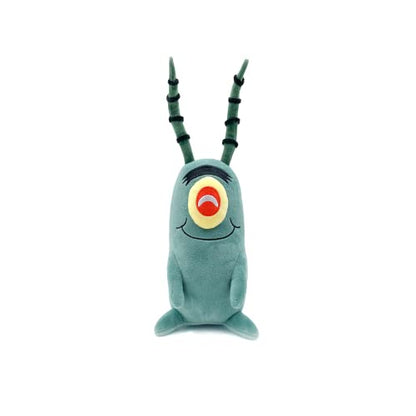 Youtooz Plankton Sitting Plush 9" Inch, Spongebob Official Licensed Stuffed Plushie, Plankton the Chum Bucket from Spongebob Squarepants