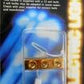 Melody Jane Dolls Houses House Miniature Accessory Electric Lighting 3 Spot Lights in Brass Strip