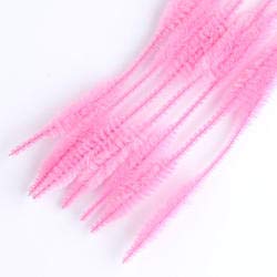 Pack of 75 Pink Pipe Cleaners. Fuzzy Stick Chenille Stems for Arts and Crafts Shapes, Flowers, Animals, Figures and More - Size: 12 inches Long x 1/2