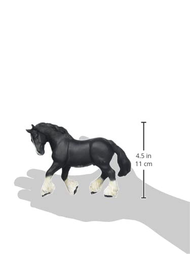 Papo - Black Shire Stallion Figure - 3 Years + - Horses Collection