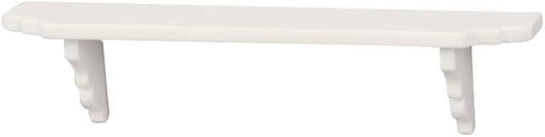 2Pcs White Dollhouse Wall Shelf,Doll House Storage Wall Shelf for Kitchen Scene Dollhouse Décor Accessories,1:12 Scale Miniature Accessories