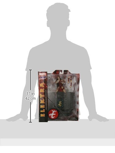 Diamond Select Toys Marvel Select Elektra Action Figure, 5 inches