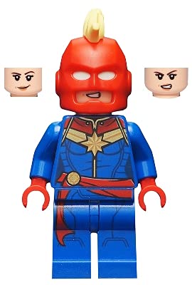 LEGO Superheroes: Captain Marvel with Helmet and Power Blasts Plus Red Cape