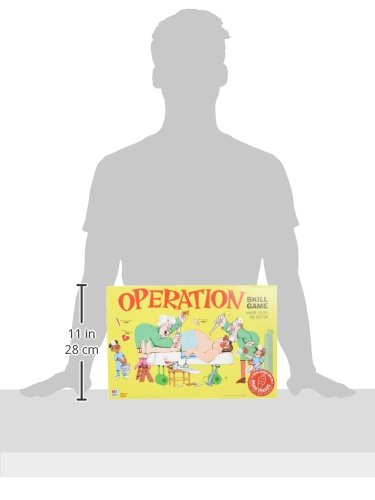 Hasbro Gaming Operation Electronic Board Game, Family Games for Kids Ages 6+, Kids Board Games for 1+ Players, Funny Games for Kids, Easter Gifts for